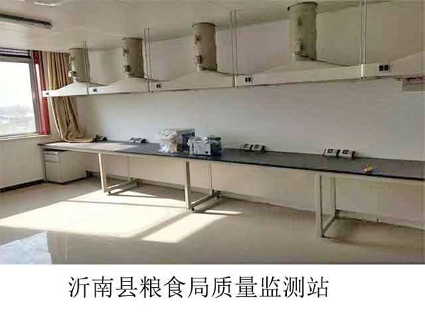 沂南縣糧食質(zhì)量監(jiān)測站實驗臺、通風(fēng)柜、通風(fēng)系統(tǒng)等實驗室家具安裝現(xiàn)場716.jpg